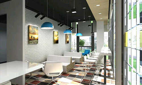 貿易公司茶水區設計效果圖